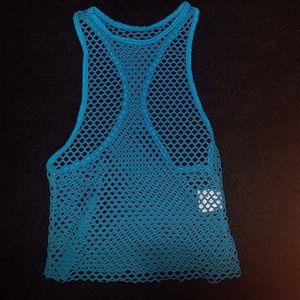 Fishnet Racerback Tank